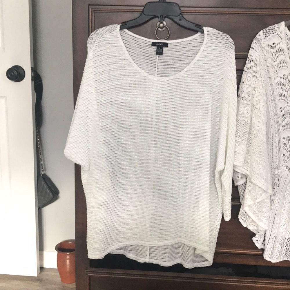 White tunic top